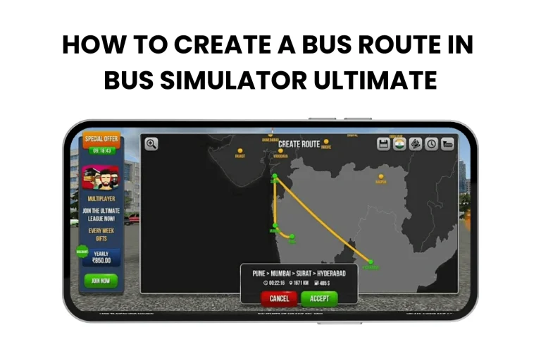 how to create a bus route in bus simulator ultimate